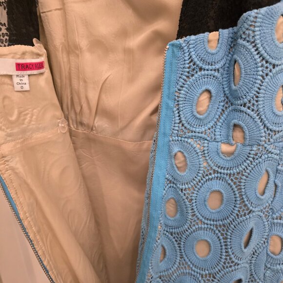 Fun Mixed Media Tracy Reese Dress Size 0 - Picture 4 of 7